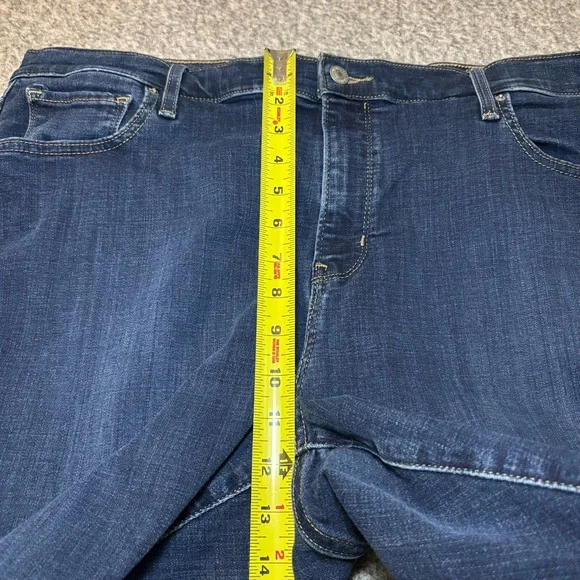 Levi’s Women’s 721 High Rise Skinny Jeans 20W Dark Wash Stretch Denim - Picture 8 of 10